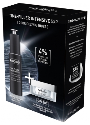 Filorga TIME-FILLER INTENSIVE 5XP Sérum Multi-Correction Rides 30 ml + TIME-FILLER 5XP Crème Visage Anti Rides 15 ml Offert