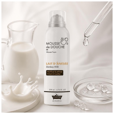 Les Petits Bains de Provence Mousse de Douche au Lait d'Ânesse 200 ML