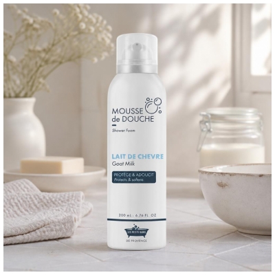 Les Petits Bains de Provence Mousse de Douche au Lait de Chèvre 200 ML