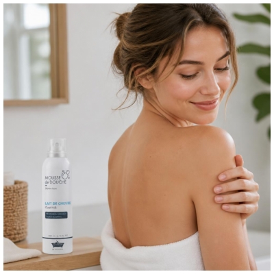Les Petits Bains de Provence Mousse de Douche au Lait de Chèvre 200 ML