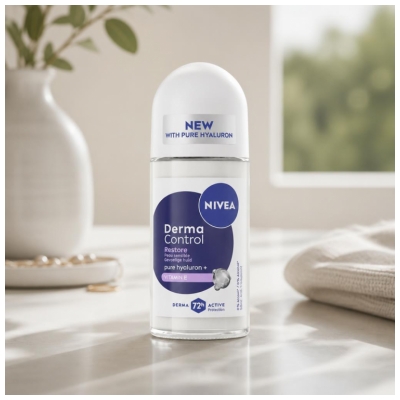 Nivea Derma Control Restore Dédorant Anti Transpirant 72H Roll On 50 ML
