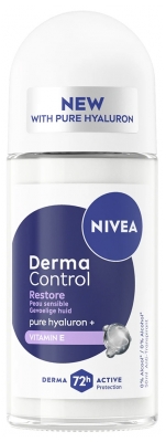 Nivea Derma Control Restore Dédorant Anti Transpirant 72H Roll On 50 ML