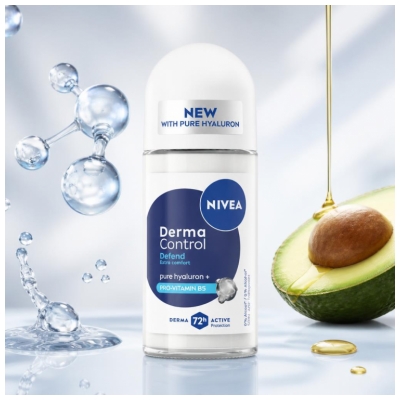 Nivea Derma Control Defend Déodorant Anti-Transpirant 72H 50 ML