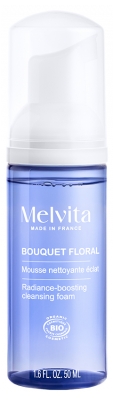Melvita Bouquet Floral Mousse Nettoyante Éclat Visage Bio 50 ml