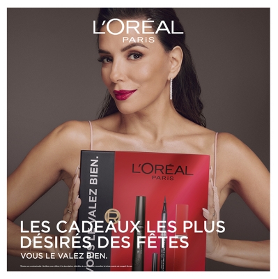 L'Oréal Paris Coffret Cadeau Telescopic Lift Mascara 10 ml + Infaillible Grip Liner 1 g + Infaillible Matte Resistance 420 Rouge Paris 5 ml
