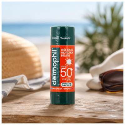 Dermophil Indien Solaire Stick pour les Lèvres SPF50 4 g