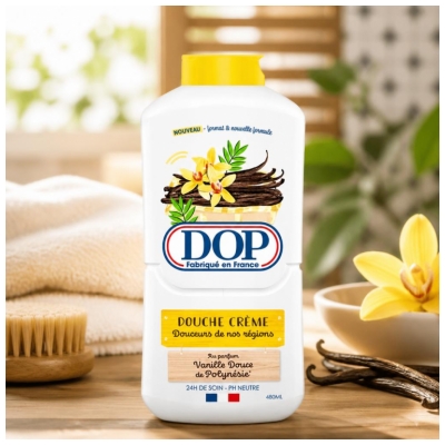 Dop Douceurs de Nos Régions Douche Crème à la Vanille Douce de Polynésie 480 ML