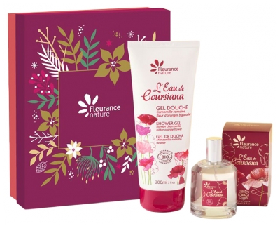Fleurance Nature l'Eau de Coursiana Eau de Toilette Vaporisateur Bio 50 ml + Gel Douche Bio 200 ml