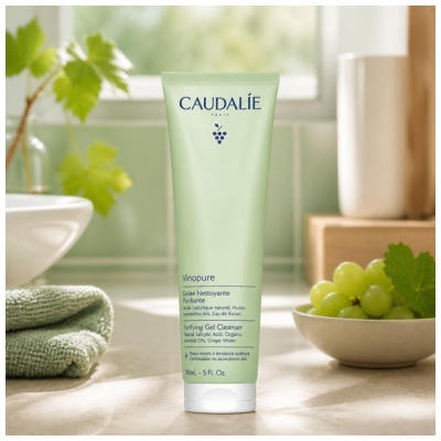 Caudalie Vinopure Gelée Nettoyante Purifiante Eau de Raisin 150 ml