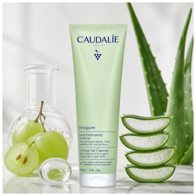 Caudalie Vinopure Gelée Nettoyante Purifiante Eau de Raisin 150 ml