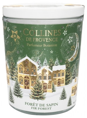 Collines de Provence Bougie de Noël Forêt de Sapin 360 Grammes