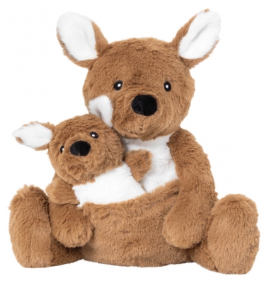 Plic Care Peluche Chaud et Froid Jumpie le Kangourou et Bébé