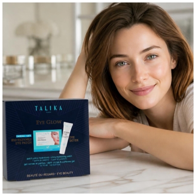 Talika Eye Detox Cernes & Poches Gel 10 ml + Talika Bio Enzymes Eye Patch Ultra-Hydratant Offert