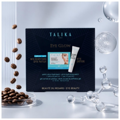 Talika Eye Detox Cernes & Poches Gel 10 ml + Talika Bio Enzymes Eye Patch Ultra-Hydratant Offert