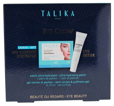 Talika Eye Detox Cernes & Poches Gel 10 ml + Talika Bio Enzymes Eye Patch Ultra-Hydratant Offert