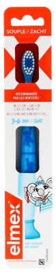 Elmex Brosse à Dents Enfants 3-6 Ans - Couleur : Bleu Foncé