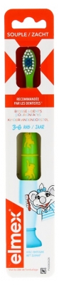 Elmex Brosse à Dents Enfants 3-6 Ans - Couleur : Vert