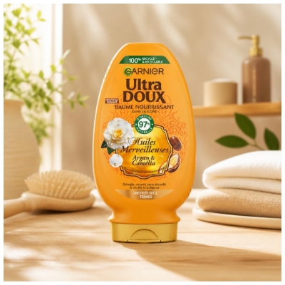 Garnier Ultra Doux Baume Nourrissant Cheveux Secs & Ternes 360 ML