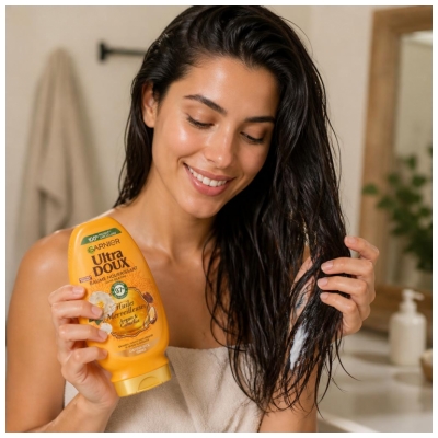 Garnier Ultra Doux Baume Nourrissant Cheveux Secs & Ternes 360 ML