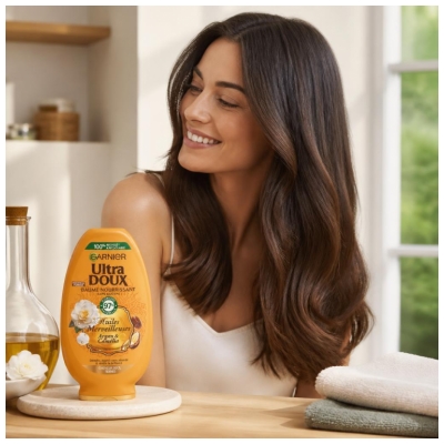 Garnier Ultra Doux Baume Nourrissant Cheveux Secs & Ternes 360 ML