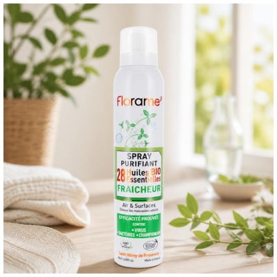 Florame Spray Purifiant Fraîcheur Biologique 180 ML