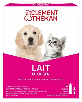 Clément Thékan Milkkan Lait Chiots et Chatons 400 Grammes