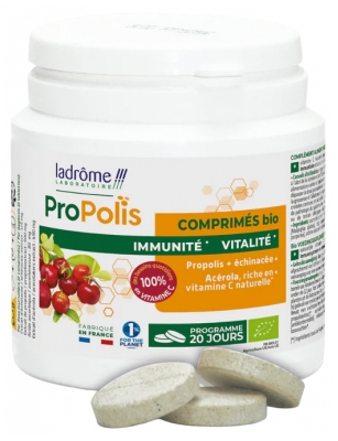 Ladrôme Propolis Comprimés Bio Propolis Acérola Échinacée 40 Unités
