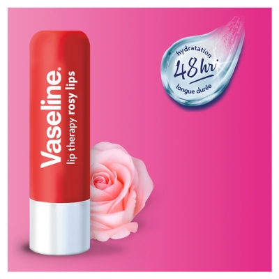Vaseline Stick à Lèvres Rosy Lips Sublime 4,8 g
