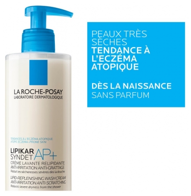 La Roche-Posay Lipikar Syndet Ap+ Crème Lavante Relipidante 400 ml