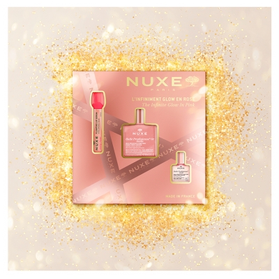 Nuxe Coffret Noël L'Infiniment Glow en Rose