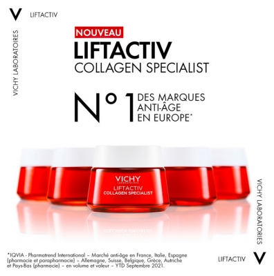 Vichy LiftActiv Collagen Specialist 16 Signes de l'Âge Crème Jour 50 ml