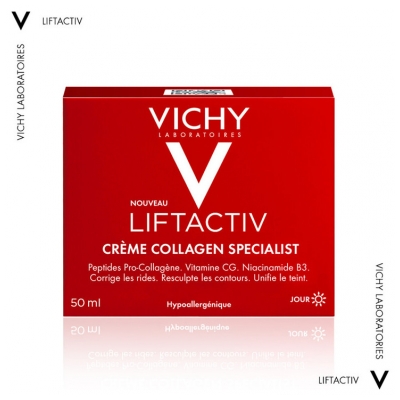 Vichy LiftActiv Collagen Specialist 16 Signes de l'Âge Crème Jour 50 ml