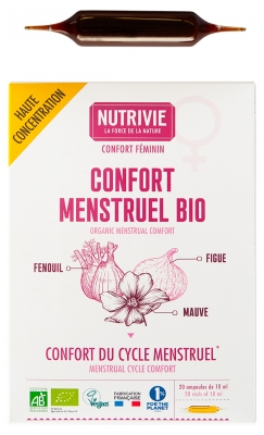 Nutrivie Confort Menstruel Bio 20 Unités