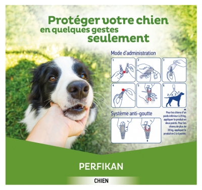 Clément Thékan Ti-Puces Anti-Tiques Chien 4-10Kg 4 Pipettes
