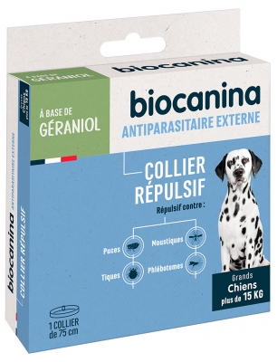 Biocanina Collier Répulsif Chiens Plus de 15 KG