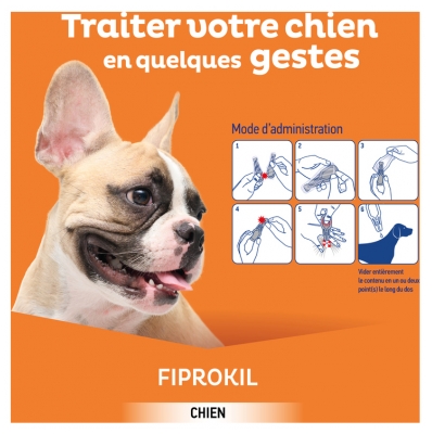 Clément Thékan Ti-Puces Anti-Tiques Chien 20-40Kg 4 Pipettes