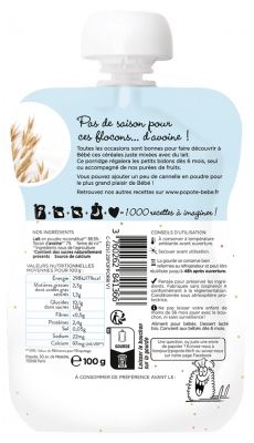 Popote Le Porridge Bio 100 g