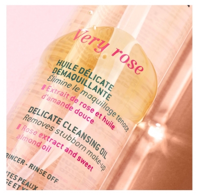 Nuxe Very Rose Huile Délicate Démaquillante 150 ml