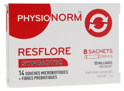 Laboratoire Immubio Physionorm Resflore Ferments Lactiques 8 Sachets