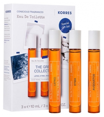Korres Coffret Eau de Toilette The Greek Collection Lot de 3 X 10 ml