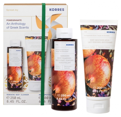 Korres Lait Corps Verger Grenadier 200 ML + Gel Douche au Verger de Grenadier 250 ML