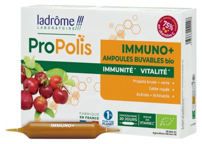 Ladrôme Propolis Immuno+ Bio 20 Unités