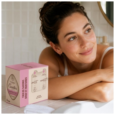 Cavaillès Savon Surgras Amande Lactée Peaux Sèches 3 x 200 gr