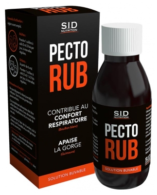 S.I.D Nutrition Pecto Rub Solution Buvable Confort Respiratoire 125 ML