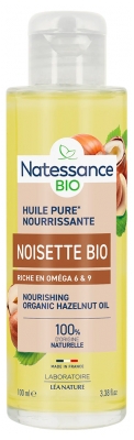 Natessance Huile Nourrissante de Noisette Oméga 6 & 9 Bio 100 ml