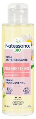 Natessance Huile Raffermissante Aux Fleurs de Pâquerette Visage & Buste Bio 100 ml