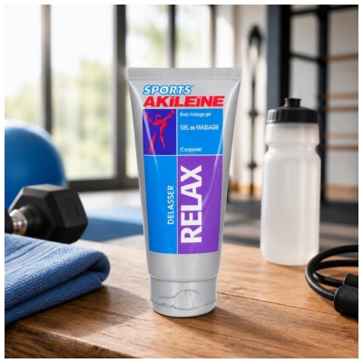 Akileïne Sports Relax Gel de Massage Corporel 75 ml