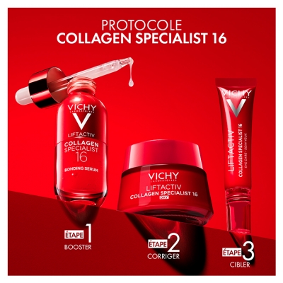Vichy LiftActiv Collagen Specialist 16 Signes de l'Âge Soin Yeux 15 ml