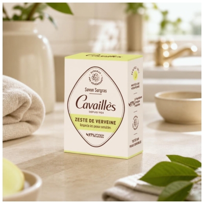 Cavaillès Savon Surgras Zeste de Verveine 100 Grammes