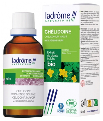 Ladrôme Extrait de Plante Fraîche Biologique Chélidoine 50 ML